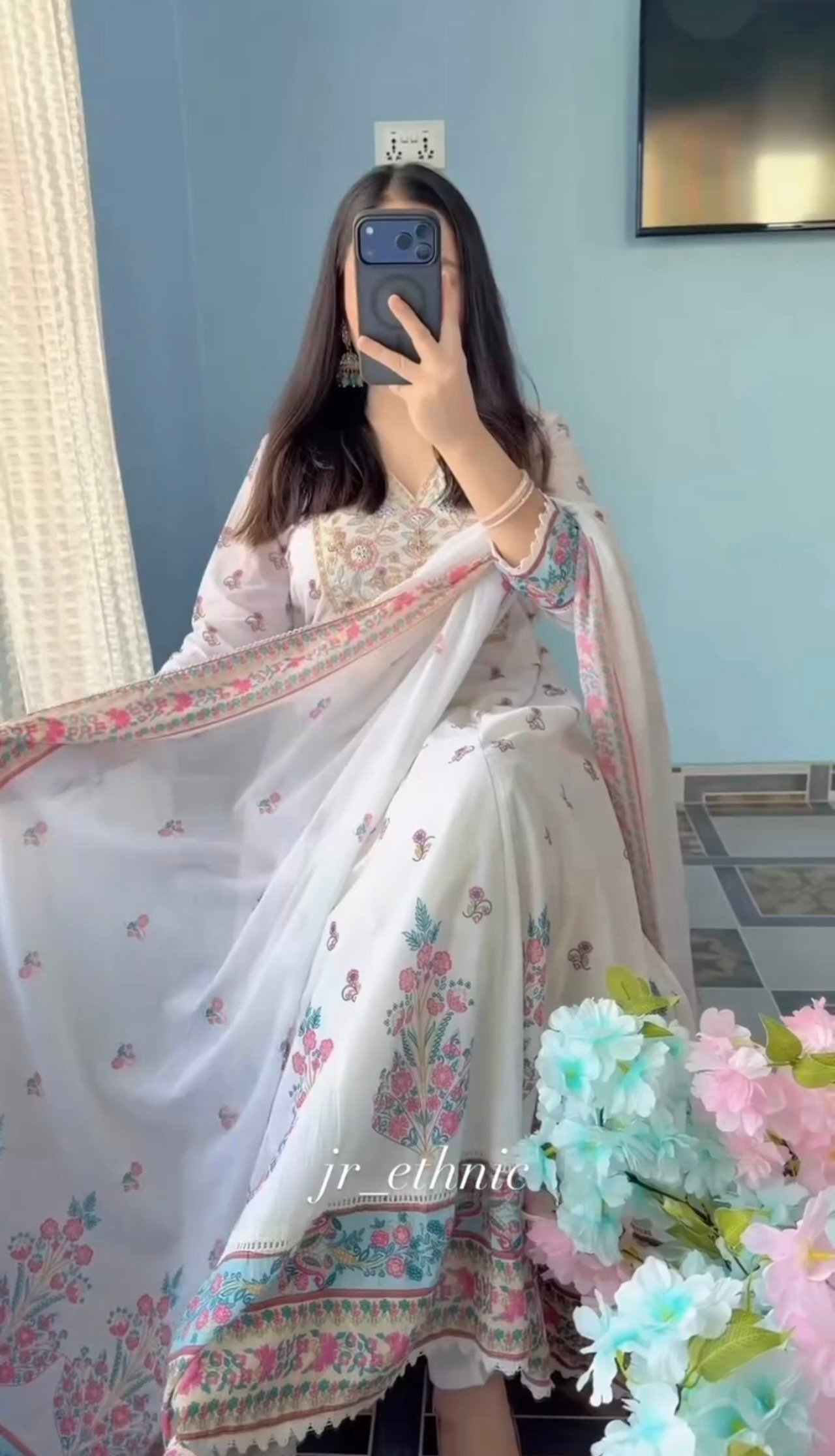 2026/04/1000000860.jpg Jaipuri floral suit setđŋ - Image 1