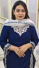 Lucknow Embroidery Three piece💫 - Image 3